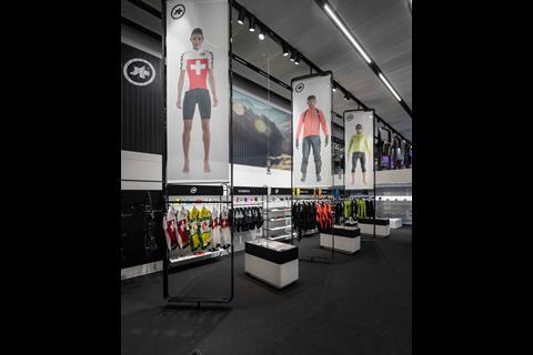The store will include Assos' full range 